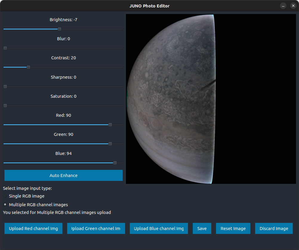 JUNO Cam Editor preview